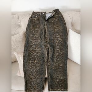Cheetah Jeans Size Medium